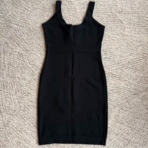 BCBG MAXAZRIA Black Caspar
Scoop Neck Bandage bodycon Dress
Size S